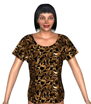 Varak Baskılı Pijama Üstü